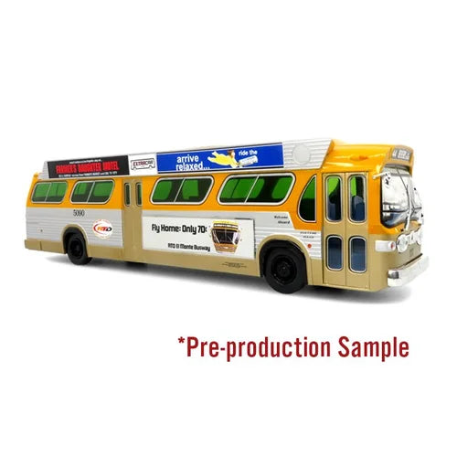 Iconic Replicas 430667 GM TDH-5303 Transit Bus Los Angeles Metro/ Rapid Transit District (RTD) 1963 1:43 Scale *PRE ORDER £105.29*