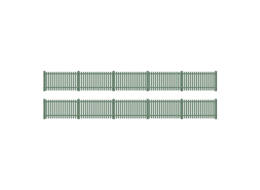 Ratio 431 Picket fencing, green (straight only)