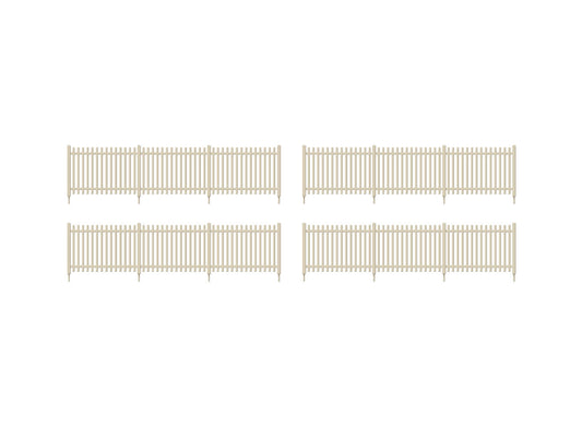 Ratio 432 SR Precast Concrete Pale Fencing