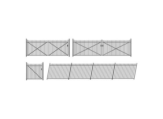 Ratio 435 Spear Fencing (gates & ramps)