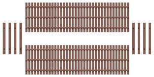 Ratio 437 Wooden Fencing