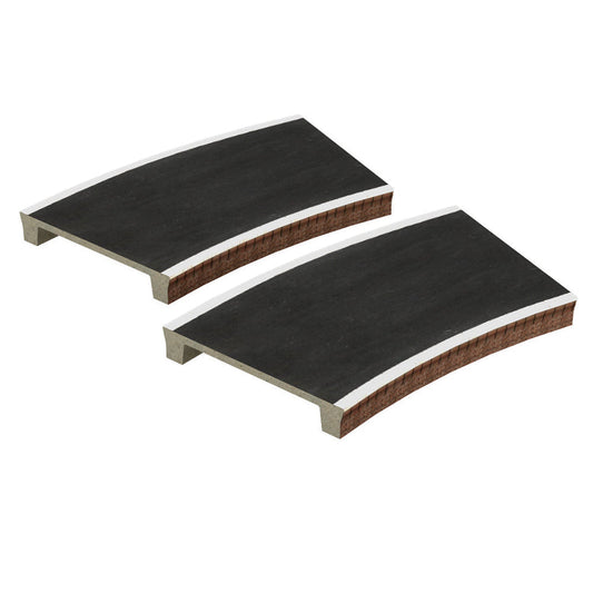Scenecraft 44-0007 Two Curved Platforms Radius 2