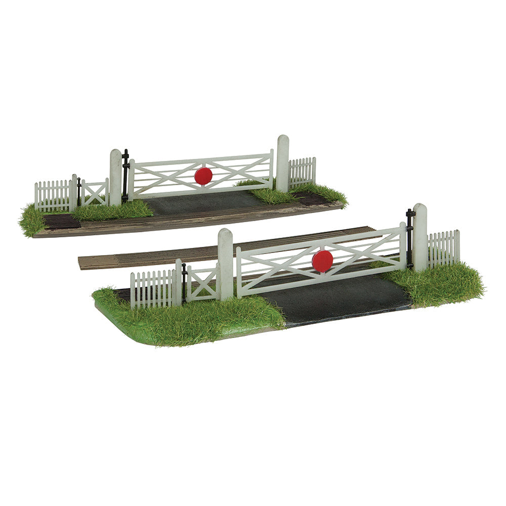 Scenecraft 44-0135 Wigmore Level Crossing (Curved - Radius 2), OO Gauge