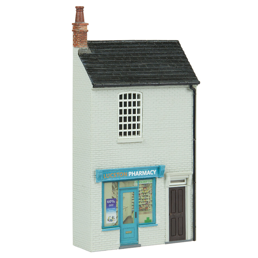 Scenecraft 44-0140 Low Relief Lucston Pharmancy, OO Gauge