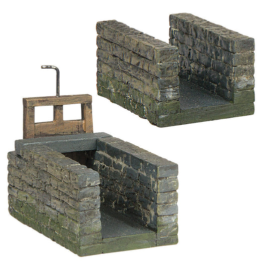 Scenecraft 44-0142 Watermill Race and Gate, OO Gauge
