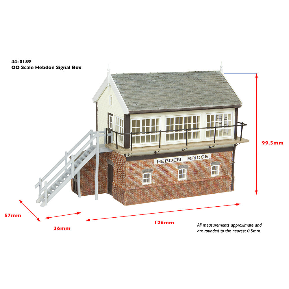 Scenecraft 44-0159 Brick and Timber Signal Box OO Gauge