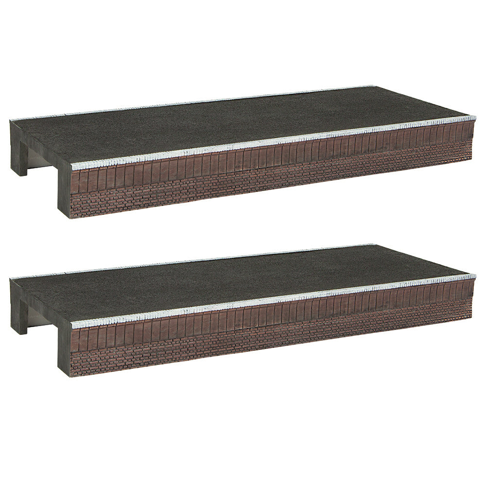 Scenecraft 44-0161 Narrow Straight Platforms (x2), OO Gauge