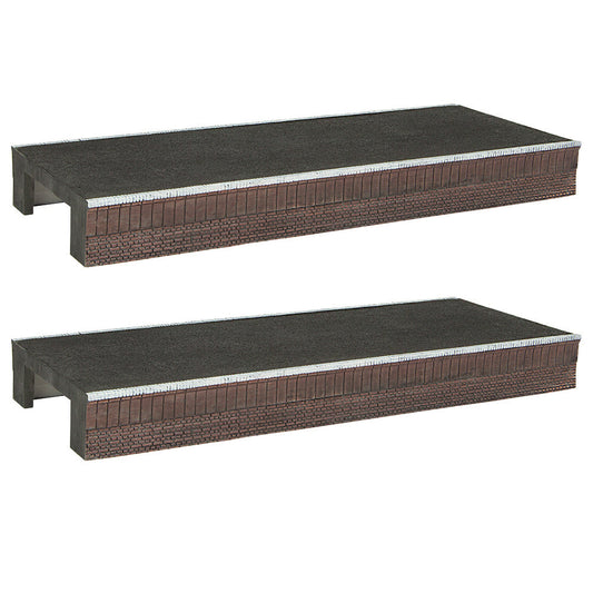 Scenecraft 44-0161 Narrow Straight Platforms (x2), OO Gauge