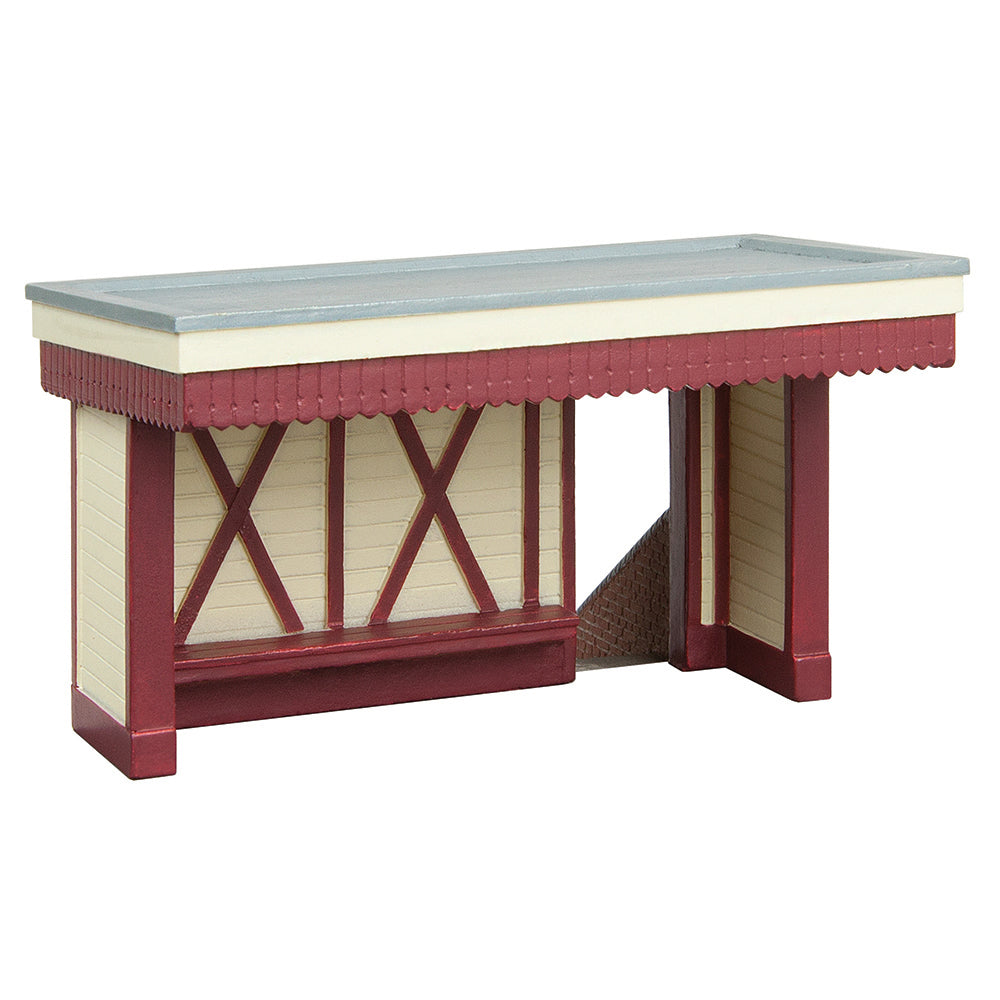 Scenecraft 44-0167 Wooden Halt and Steps, OO Gauge