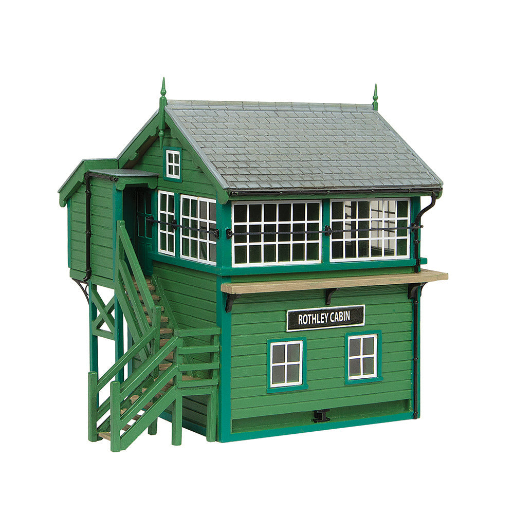 Scenecraft 44-0168G GCR Signal Box Green, OO Gauge
