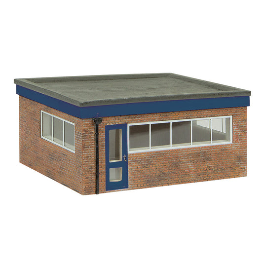Scenecraft 44-0182B Shunter's Hut Blue, OO Gauge