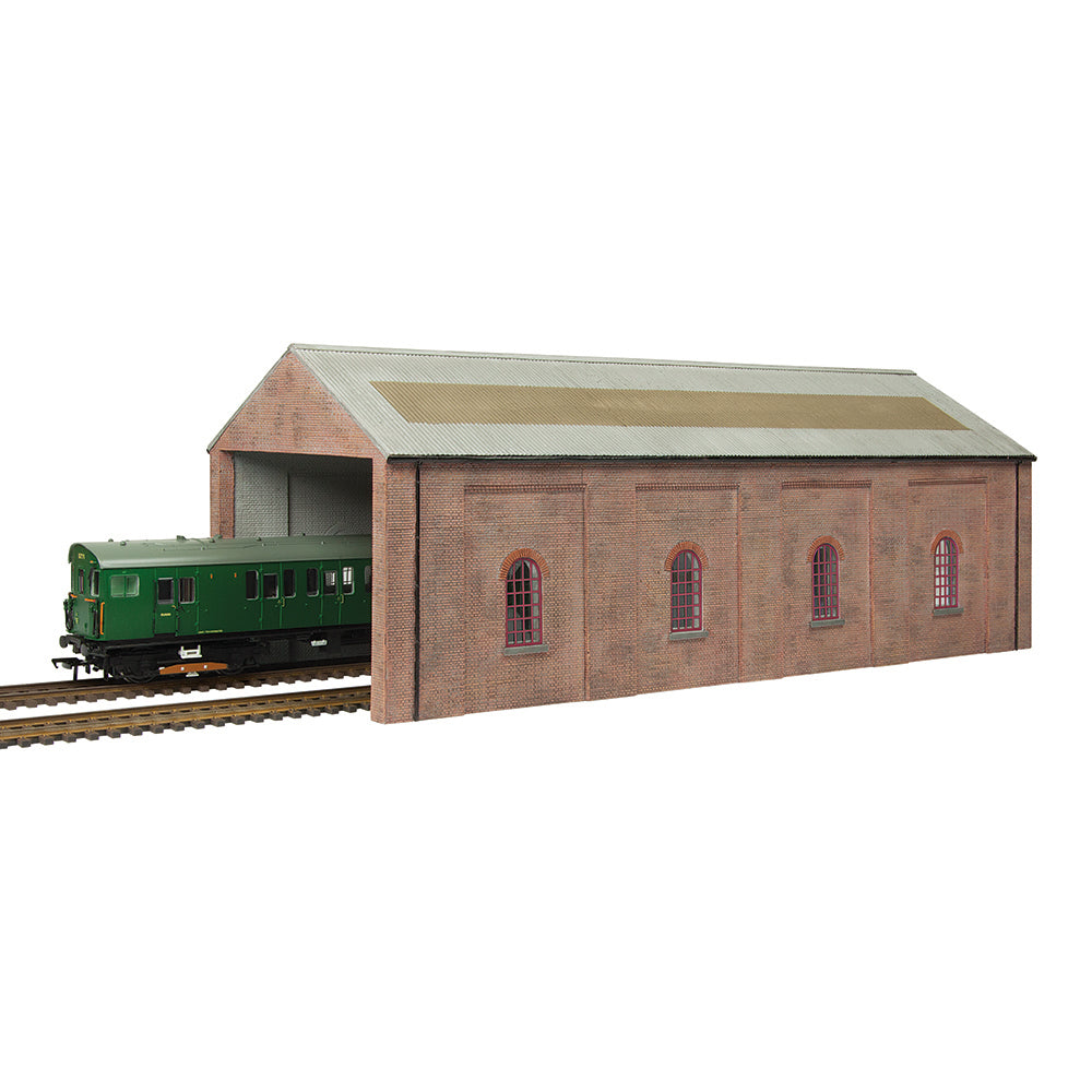 Scenecraft 44-0183R Electric Train Depot Red, OO Gauge