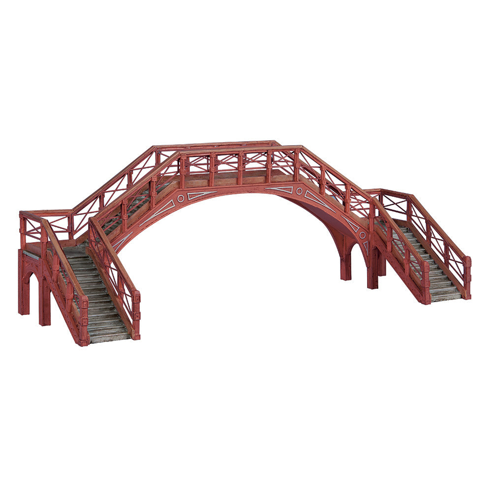 Scenecraft 44-0186A NER Footbridge Red, OO Gauge