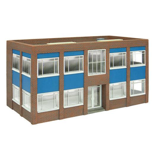 Scenecraft 44-018D Two Storey Office Block - Blue 1:76 (OO) Gauge *PRE ORDER £50.96*