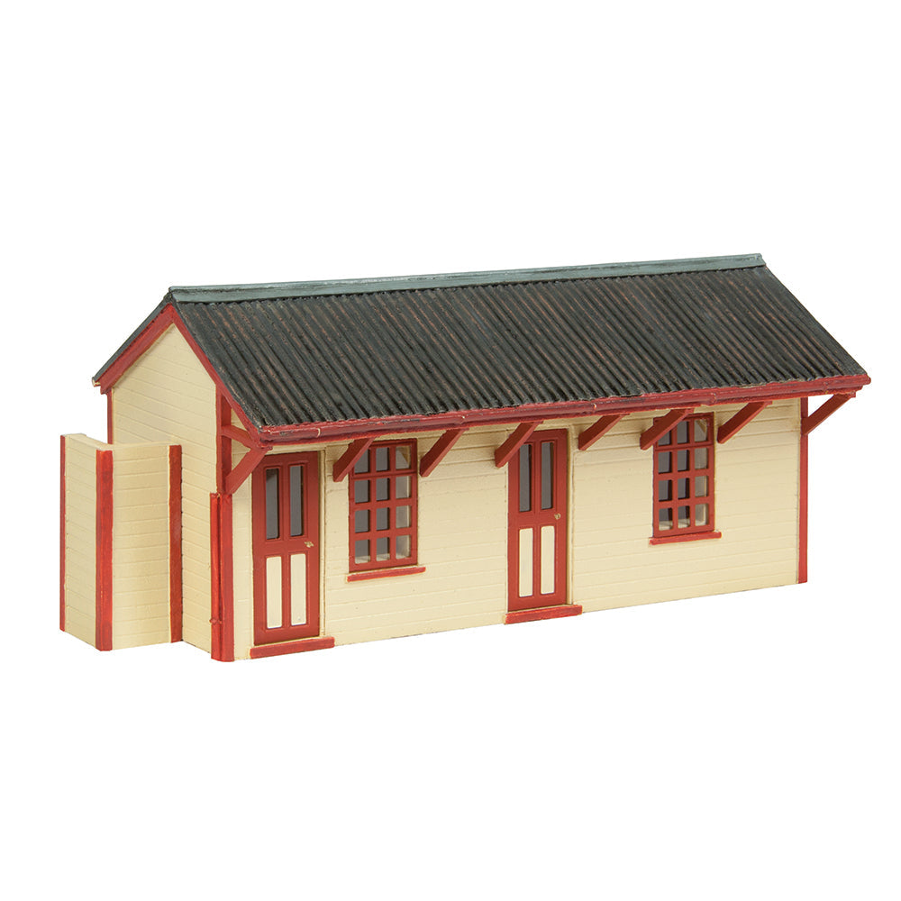 Scenecraft 44-0192R Light Railway Station Building - Red, OO Gauge