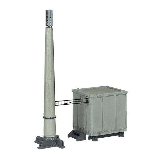 Scenecraft 44-0195A GSM-r Telecom Cabin and Monopole, OO Gauge