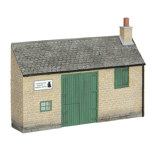 Scenecraft 44-0200 Low Relief Honey Stone Smithy, OO Gauge