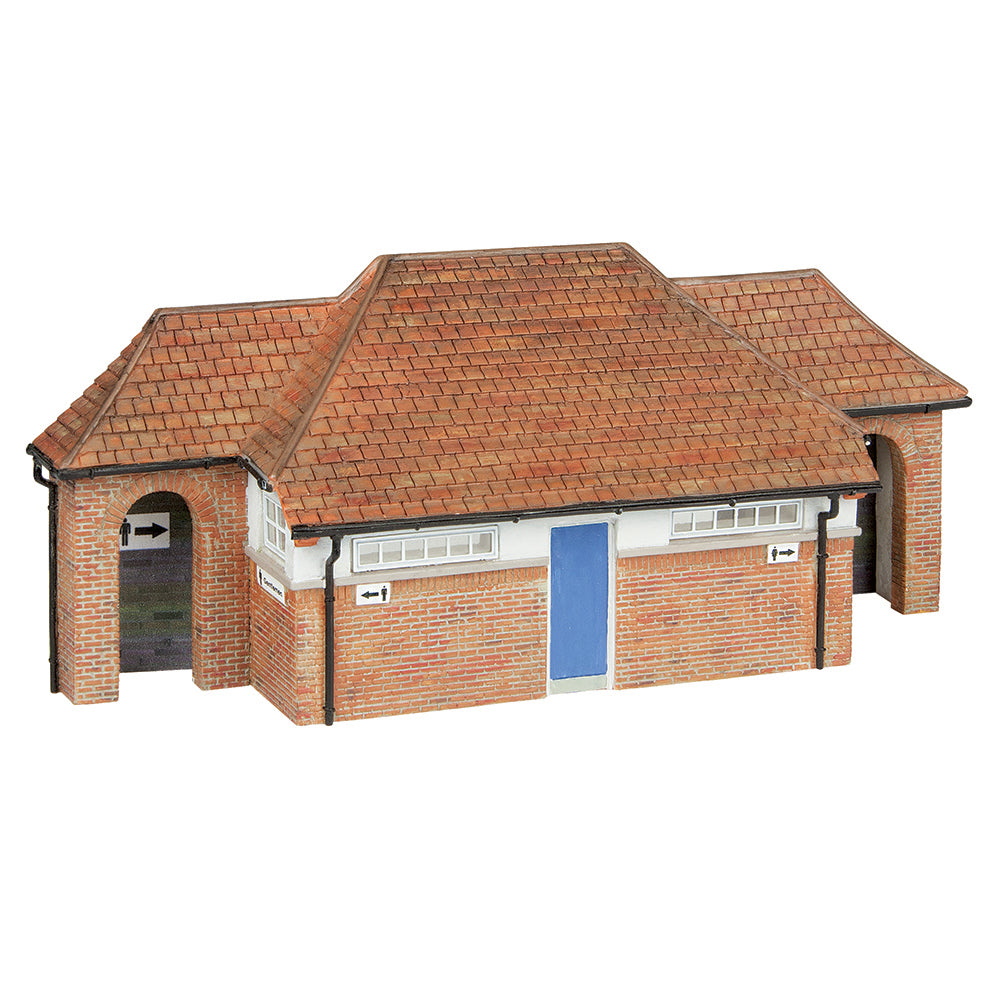 Scenecraft 44-0209 Low Relief Pagoda Roof Toilet, OO Gauge