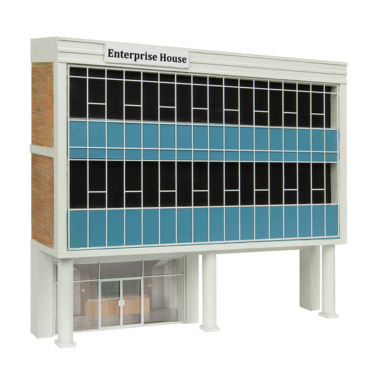 Scenecraft 44-0212B Low Relief Raised Office Blue, OO Gauge