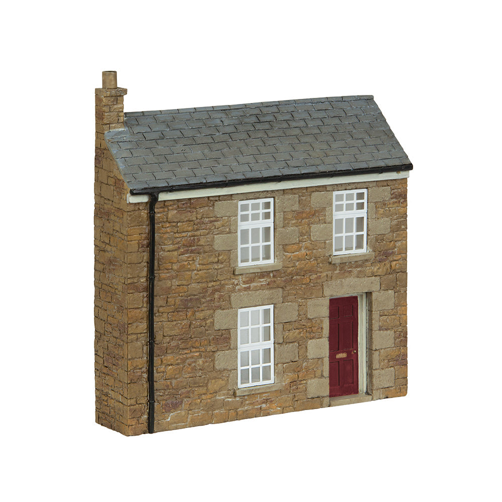 Scenecraft 44-0220A Low Relief Stone Terrace Right Hand Door Red, OO Gauge