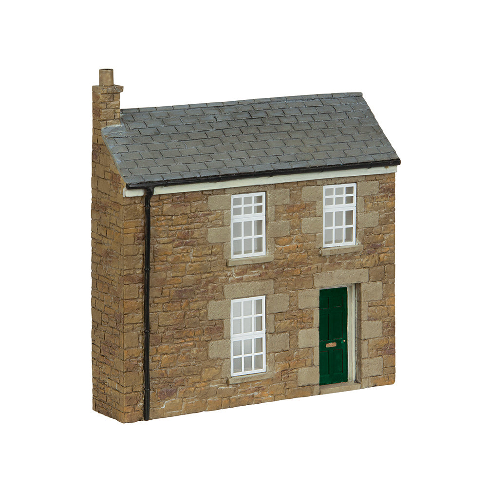 Scenecraft 44-0220B Low Relief Stone Terrace Right Hand Door Green, OO Gauge
