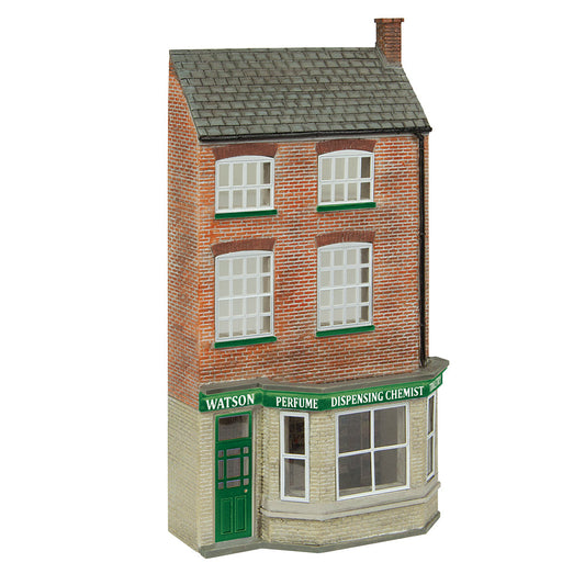Scenecraft 44-0221G Low Relief Dispensing Chemist Green, OO Gauge