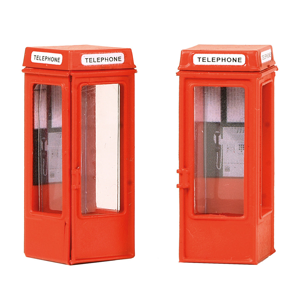 Scenecraft 44-0503 K8 phone boxes (x2), OO Gauge