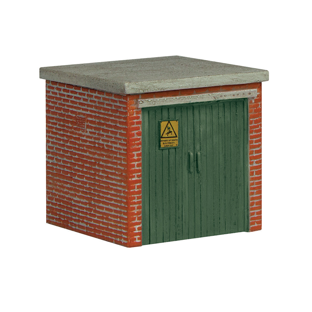 Scenecraft 44-0543A Small Substation Green OO Gauge