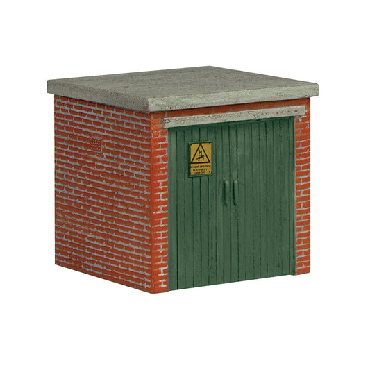 Scenecraft 44-0543A Small Substation Green OO Gauge