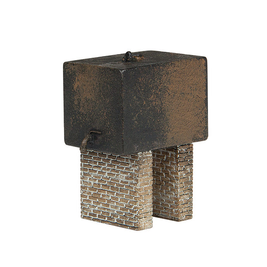 Scenecraft 44-0544 Unbunded Oil Tank Rusty Black OO Gauge