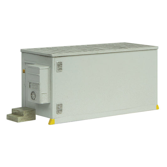 Scenecraft 44-1010 Relocatable Equipment Building Grey OO Gauge