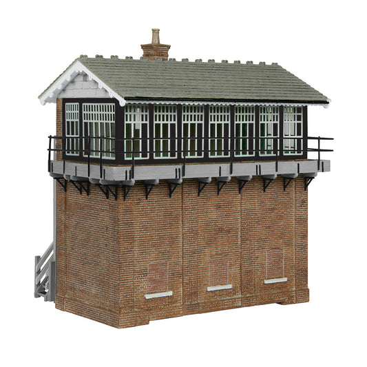 Scenecraft 44-1011A March East Junction Signal Box Grey & Black OO Gauge