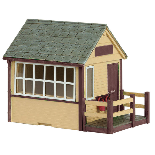 Scenecraft 44-1015A Narrow Gauge (OO9) Signal Cabin Brown OO9 Gauge