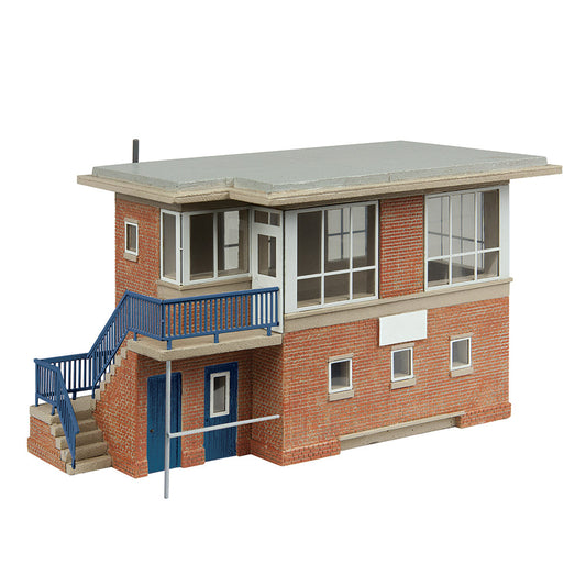 Scenecraft 44-1022A BR(E) Signal Box - Blue & White 1:76 (OO) Gauge *PRE ORDER £72.21*