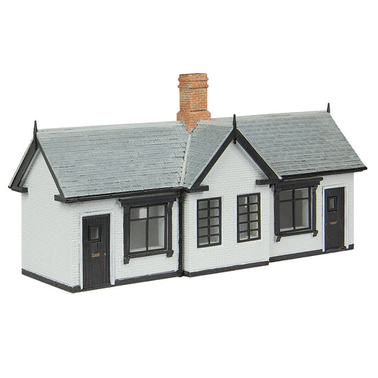 Scenecraft 44-1024W Transport Cottages - White & Black 1:76 (OO) Gauge *PRE ORDER £38.21*