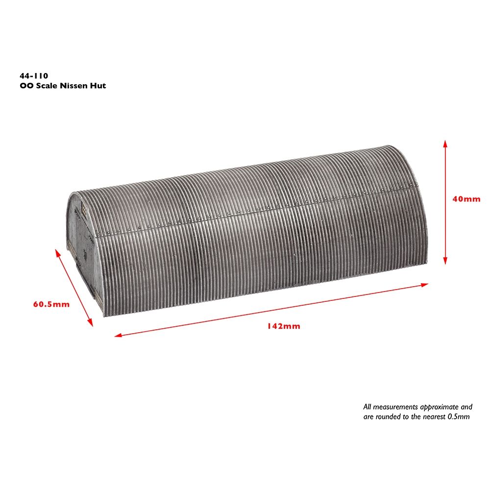 Scenecraft 44-110 Nissen Hut, OO Gauge