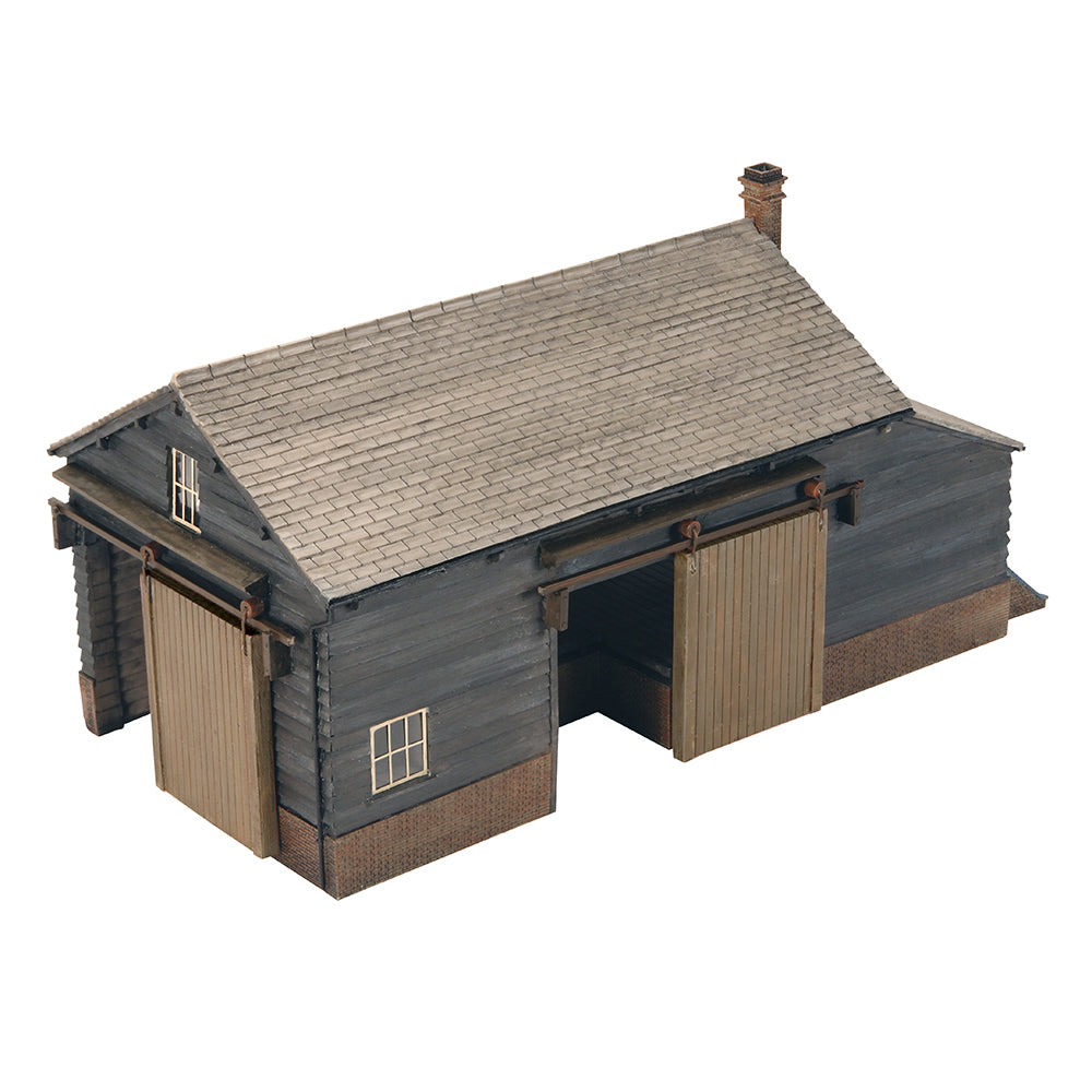 Scenecraft 44-113 Wooden Goods Shed, OO Gauge - LAST FEW