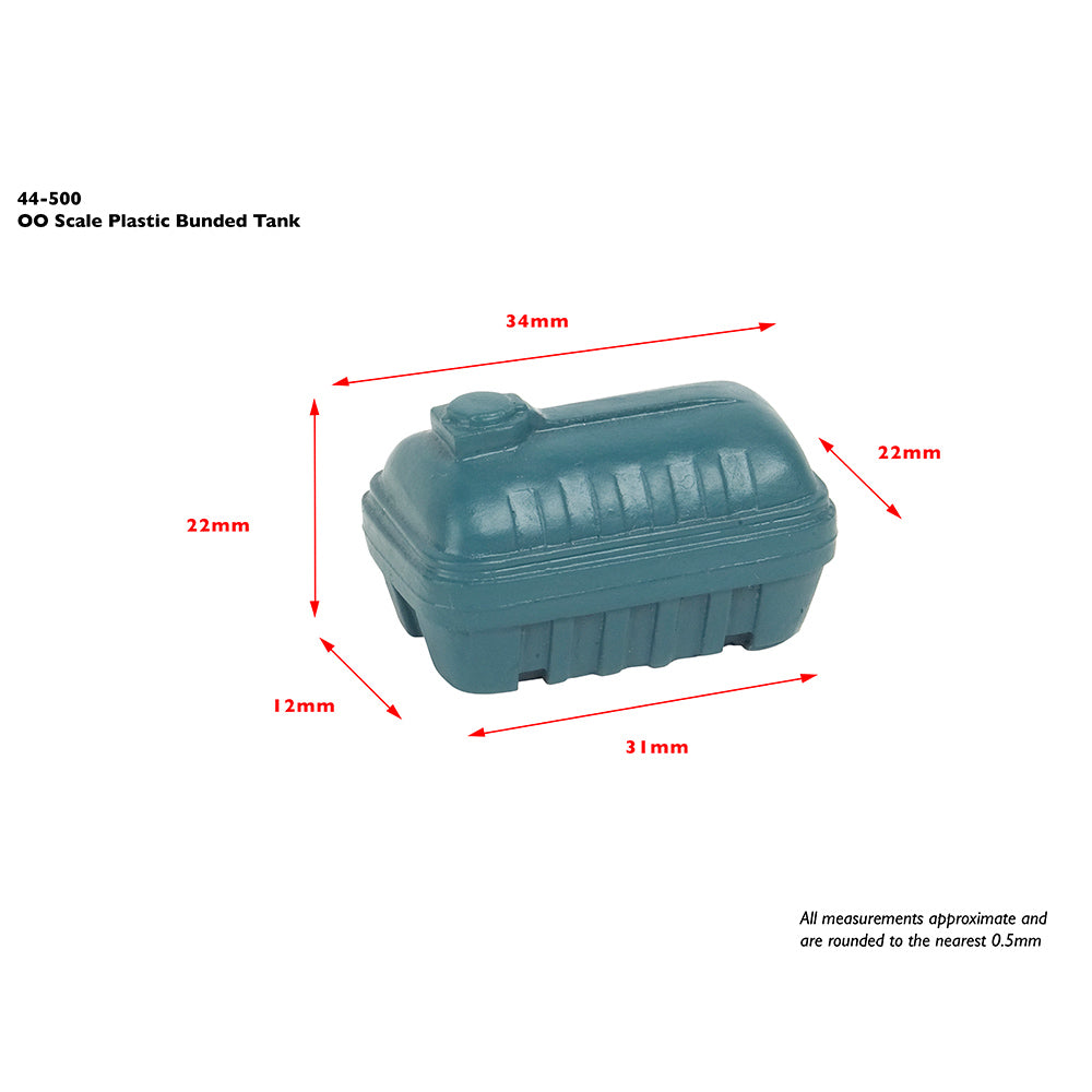 Bachmann 44-500 Plastic Bunded Tanks (x2), OO Gauge