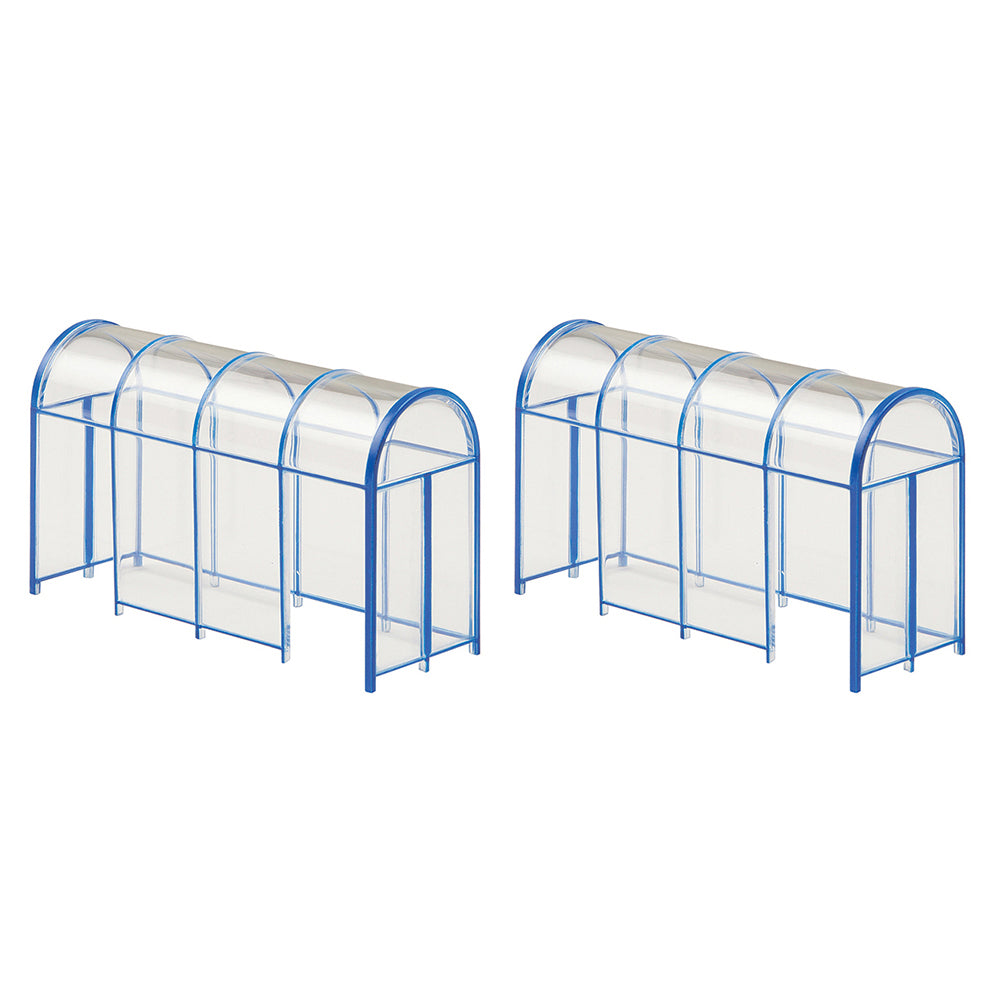 Bachmann 44-510 Shelters (x2) 59mm x 21mm x 36mm, OO Gauge
