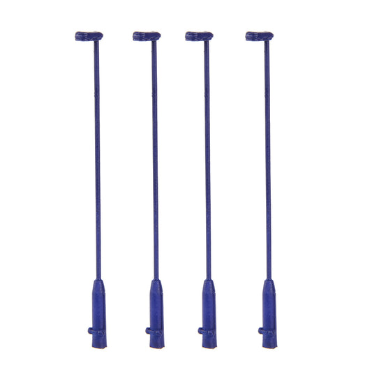 Bachmann 44-543 Metal Platform Lamps (x4) 8mm x 4mm x 82mm, OO Gauge