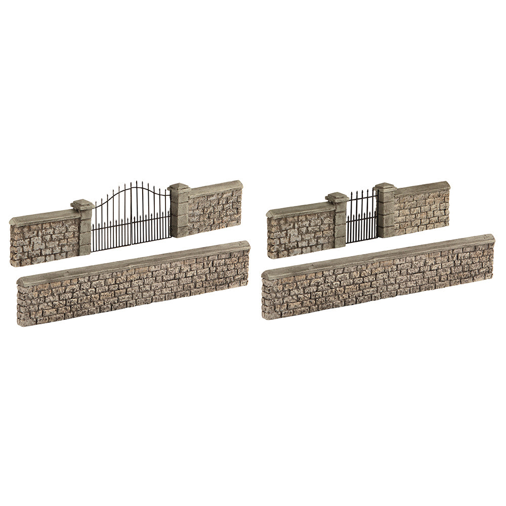Bachmann 44-555 Stone Walls and Gates, OO Gauge