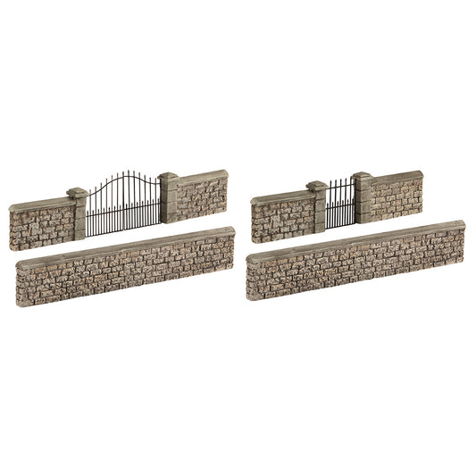 Bachmann 44-555 Stone Walls and Gates, OO Gauge