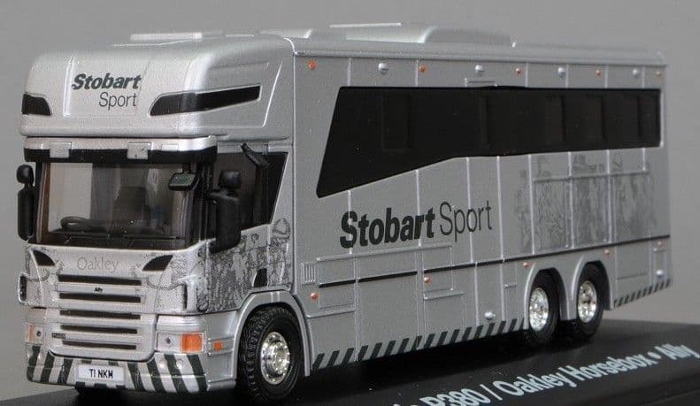 4649111 ATLAS Stobart Scania Horsebox (Stobart Sport) *LAST FEW*