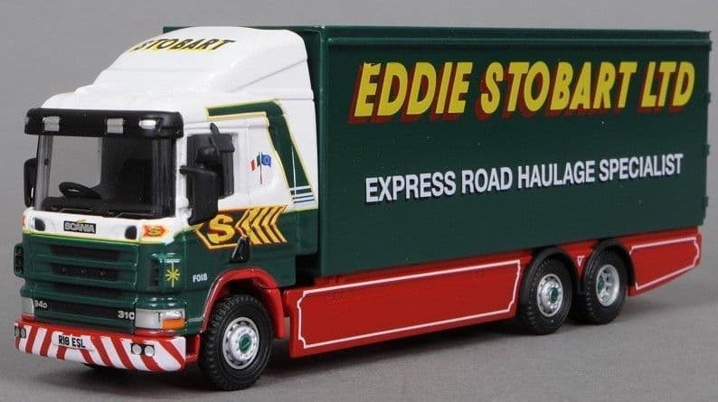 4649128 ATLAS Stobart Scania 94D Box Van Stobart *LAST FEW*