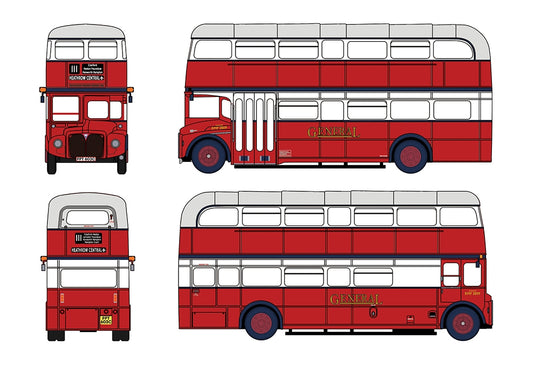 EFE Road E42605 AEC Routemaster London General FPT603C (RMF2809) Service 111 Heathrow Central 1:76 Scale *PRE ORDER £42.45*