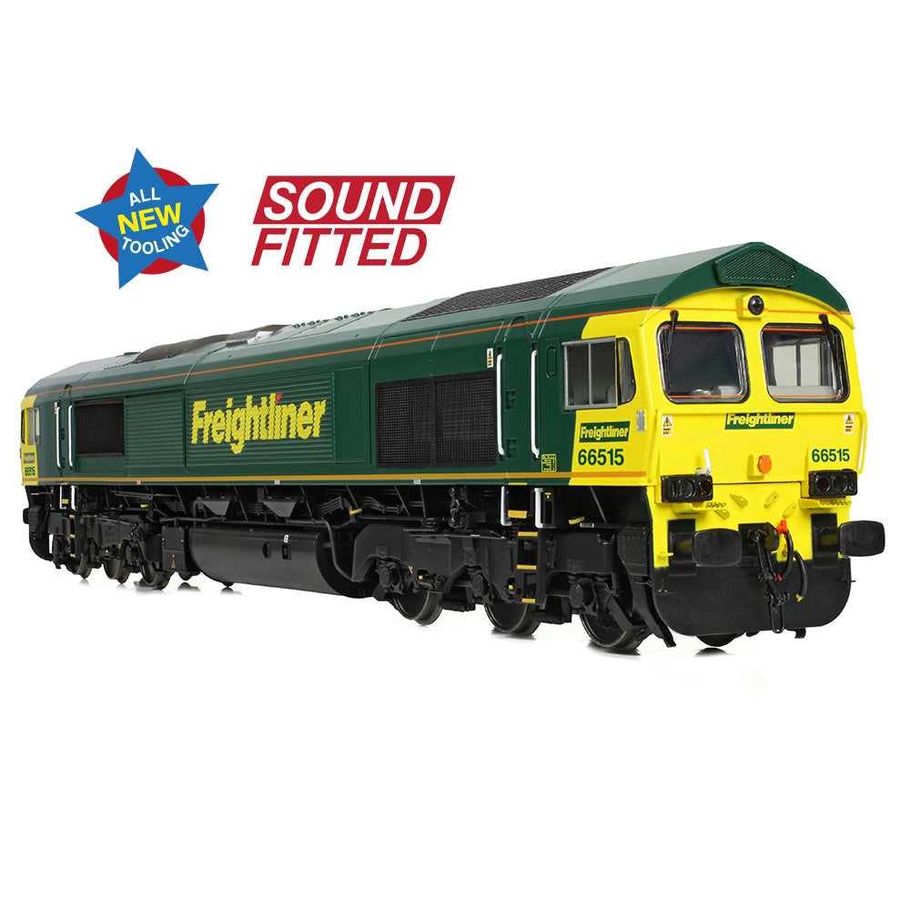 Bachmann 50-001SF Class 66/5 66515 Freightliner Green OO Gauge *PRE ORDER £288.96*