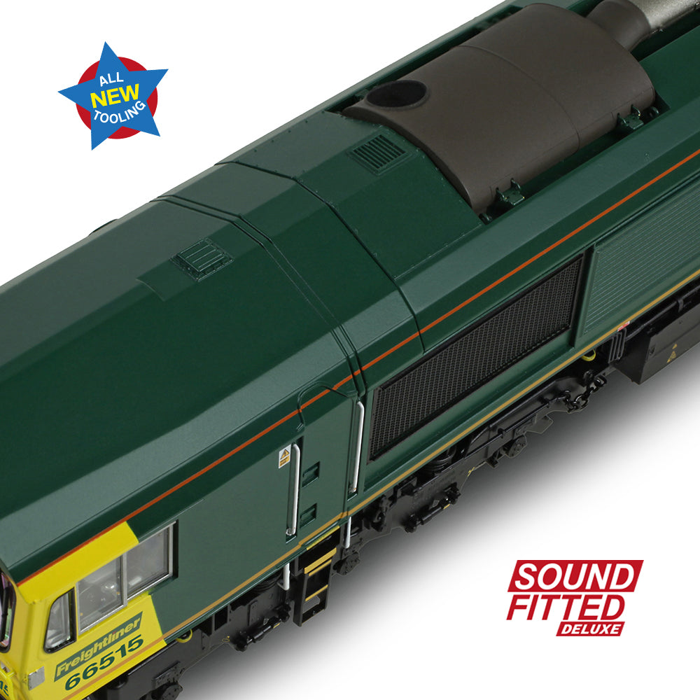 Bachmann 50-001SFX Class 66/5 66515 Freightliner Green OO Gauge *PRE ORDER £314.46*