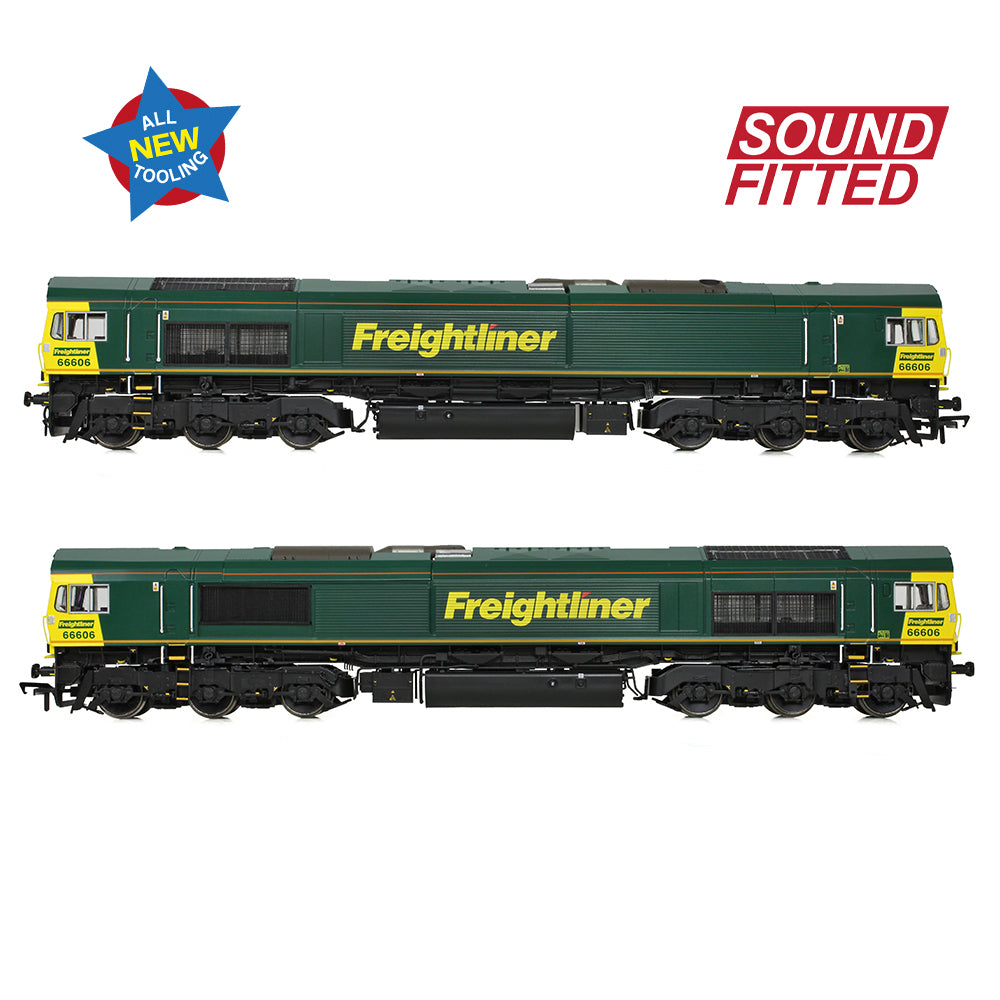 Bachmann 50-002SF Class 66/6 66606 Freightliner Green OO Gauge *PRE ORDER £288.96*