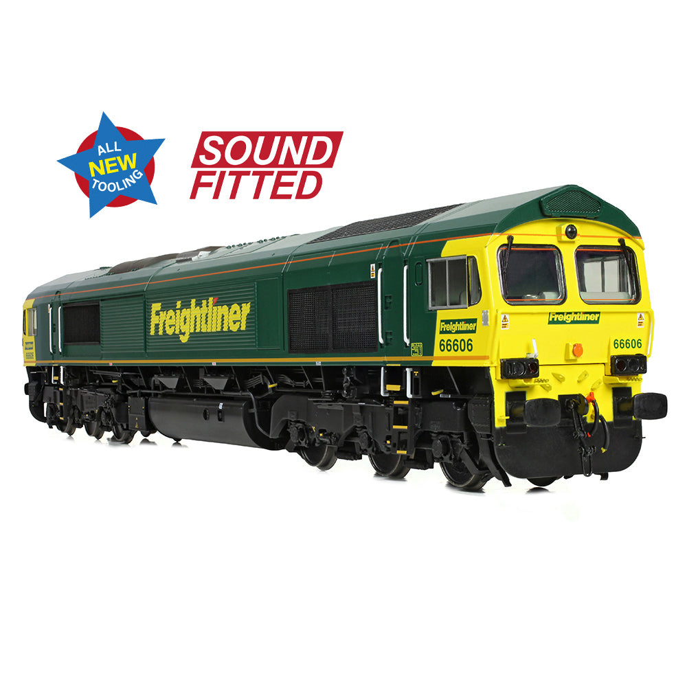 Bachmann 50-002SF Class 66/6 66606 Freightliner Green OO Gauge *PRE ORDER £288.96*