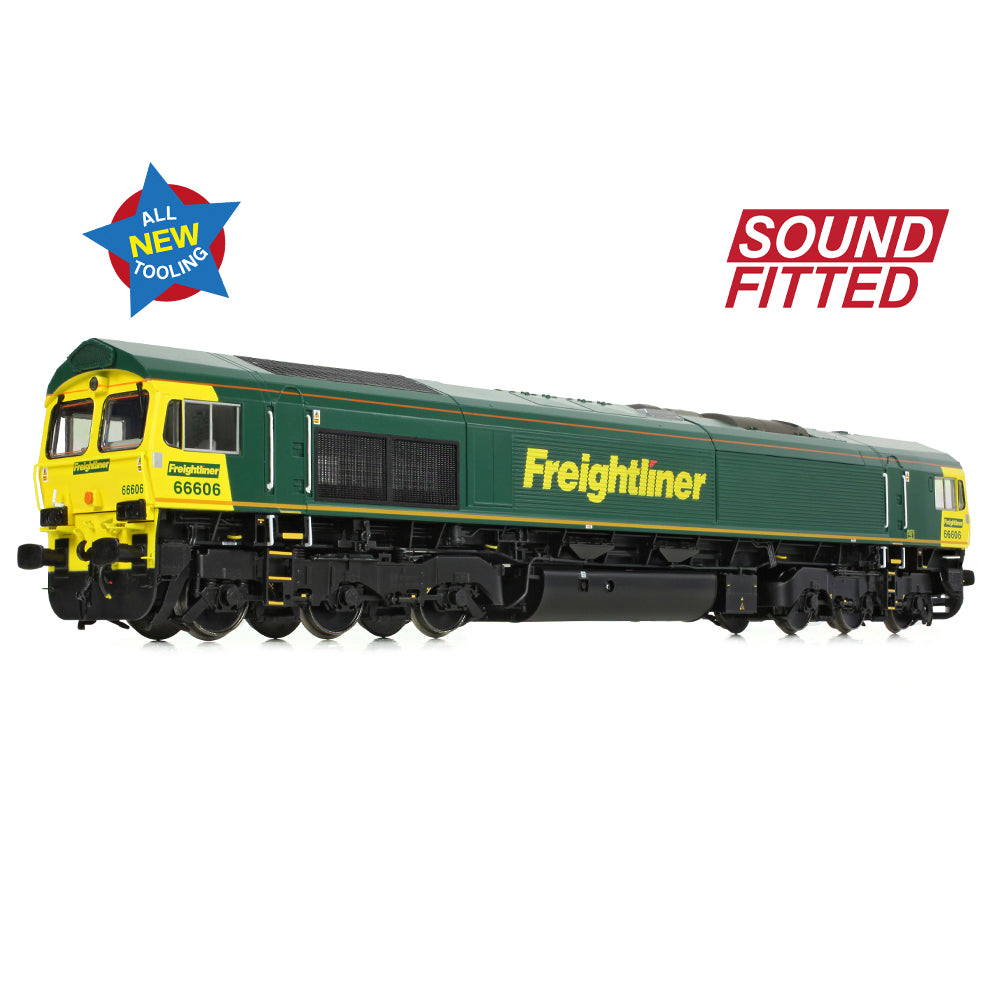 Bachmann 50-002SF Class 66/6 66606 Freightliner Green OO Gauge *PRE ORDER £288.96*